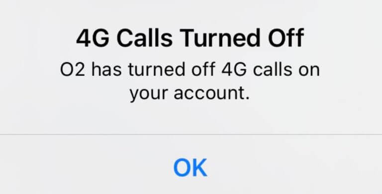 Why Has O2 Turned Off 4G Calls Streetwave